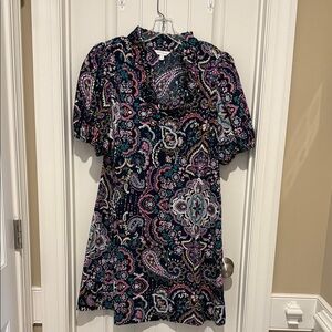 Crown & Ivy Multicolor Paisley Dress